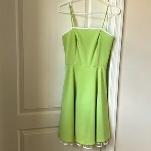 Pulse teen strap dress, green, size small